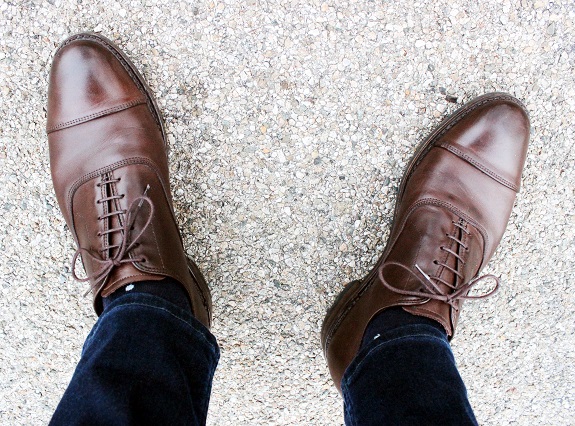 brown dress shoes