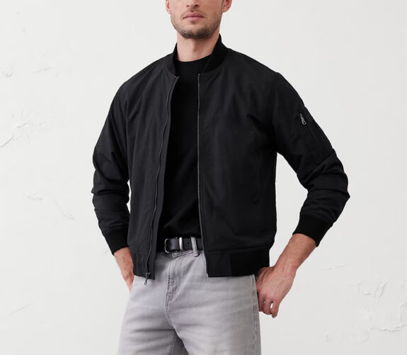 Heritage Bomber Jacket in 100% Nylon
